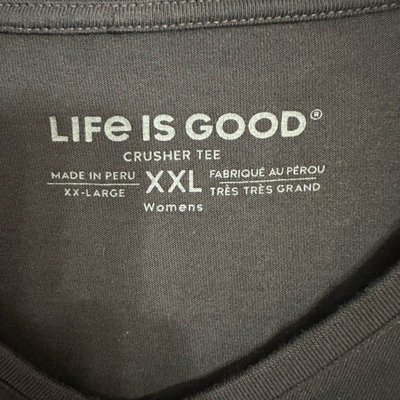 Life Is Good Charcoal Crusher Tee Mama Bear size XXL - Picture 3 of 7